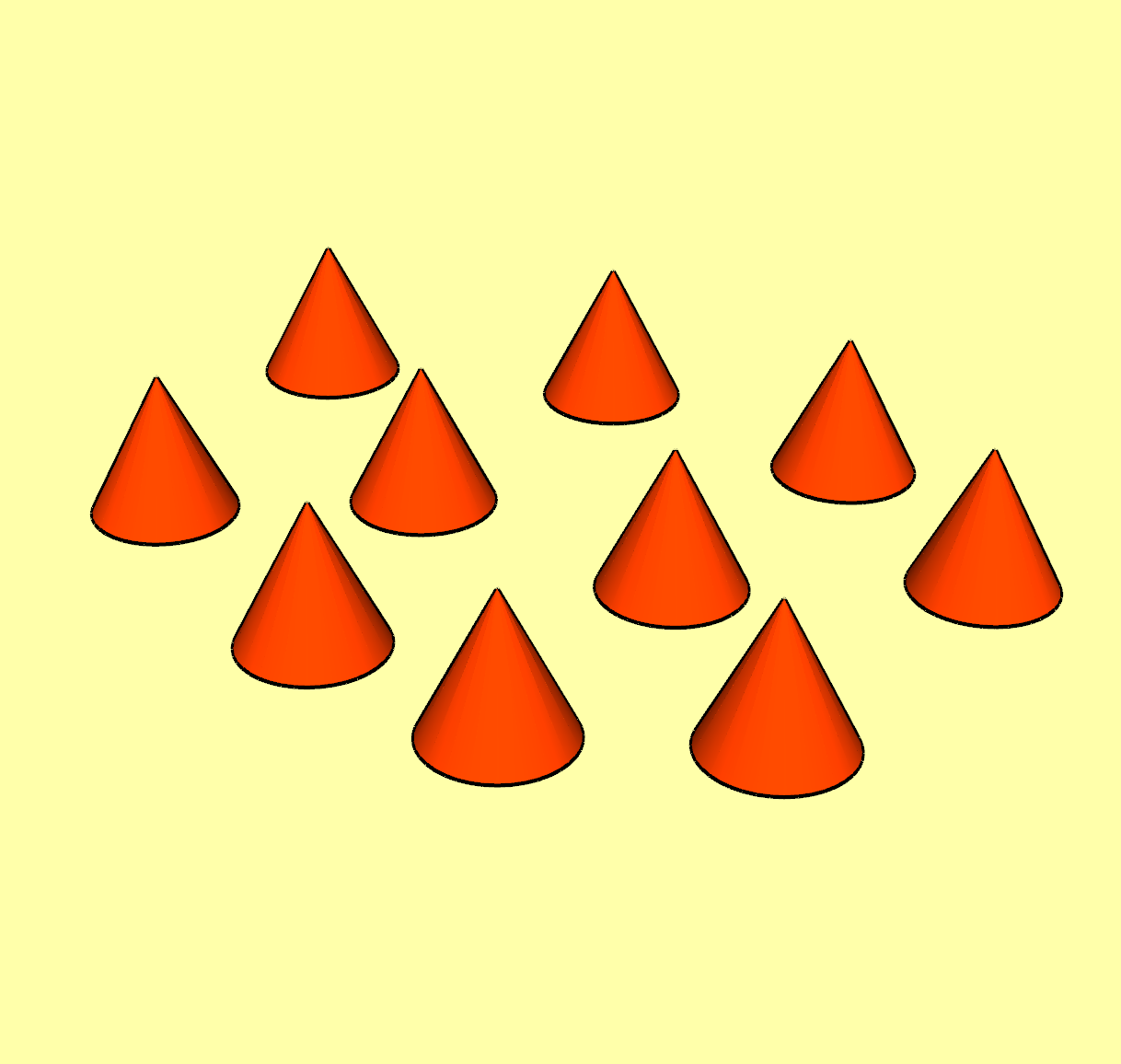 Painters Cone/Pyramid Stands