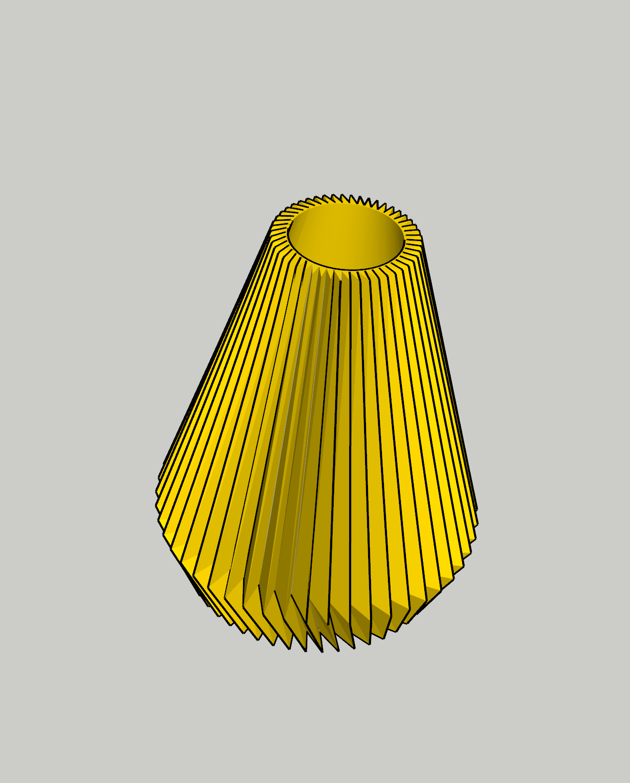 Cannelée - Fluted Vase