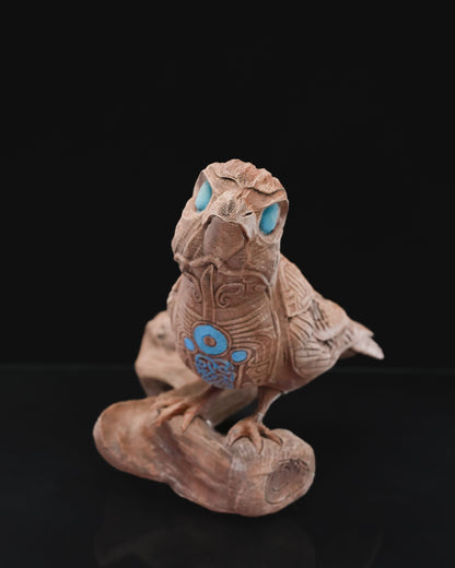 Muninn on a Branch (Wall Mount)