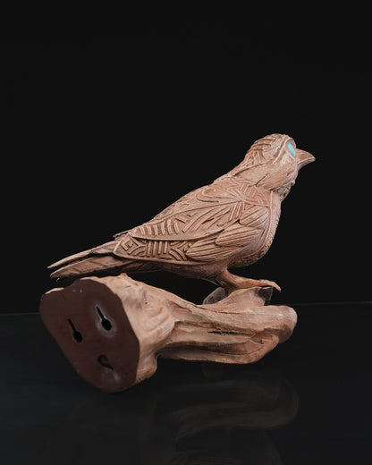 Muninn on a Branch (Wall Mount)