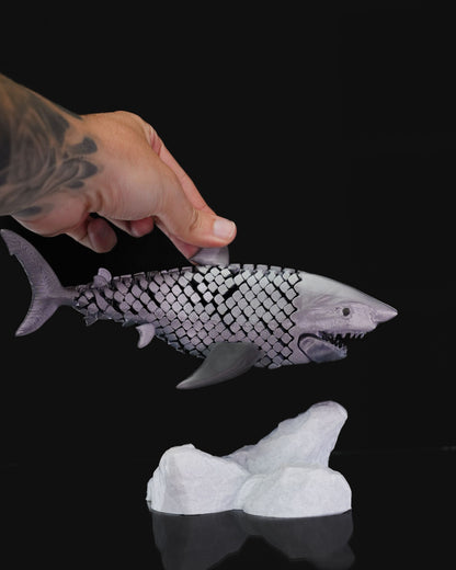 Articulated Great White Shark