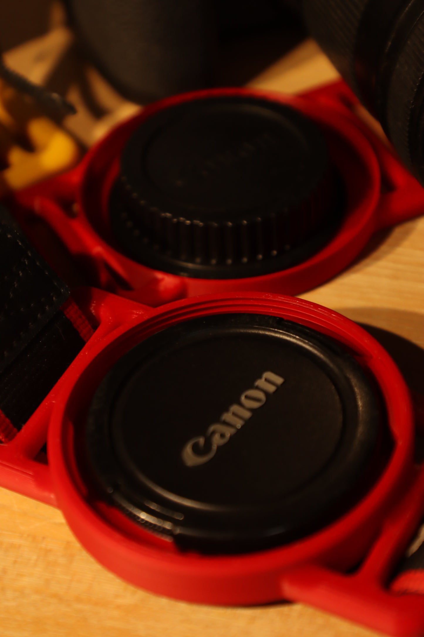 Camera Lens Cap Holders