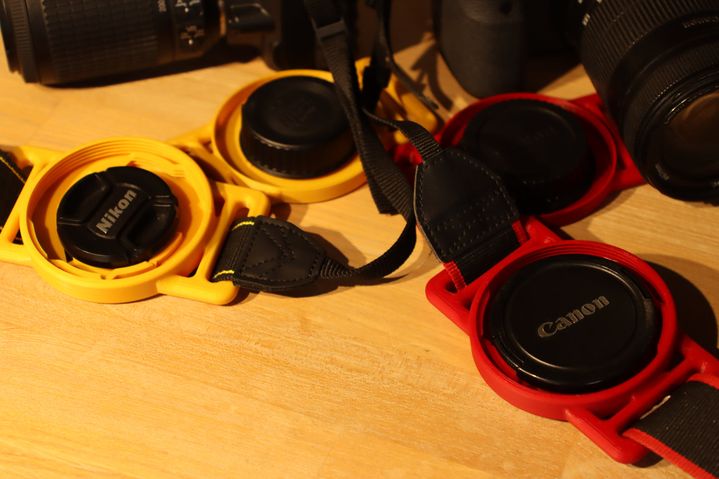 Camera Lens Cap Holders