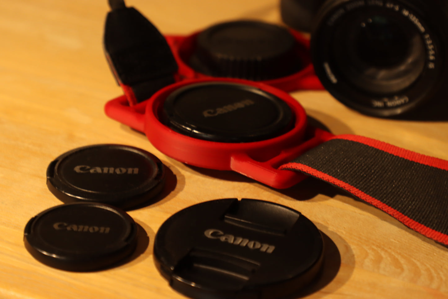 Camera Lens Cap Holders