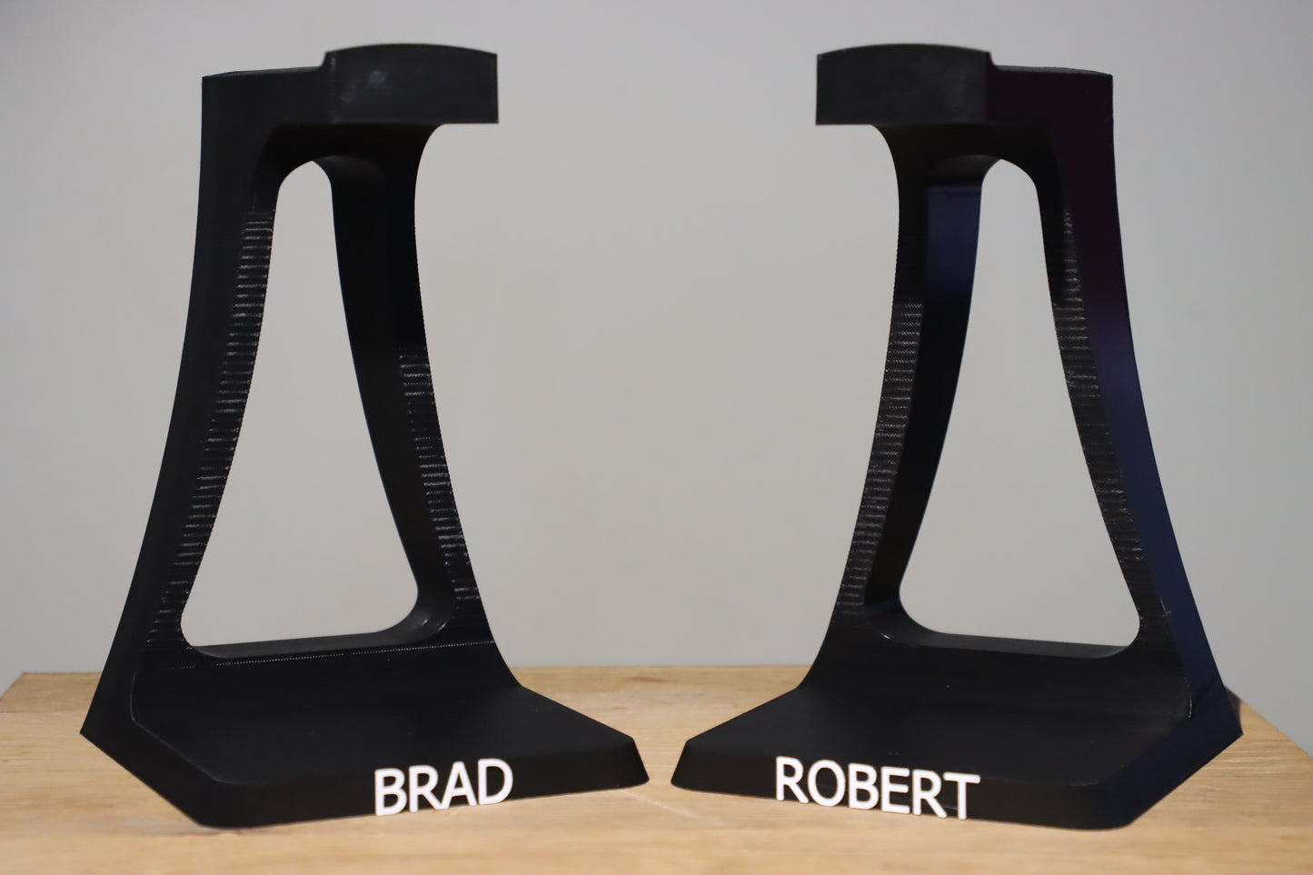 Headphone Stand With Custom Text