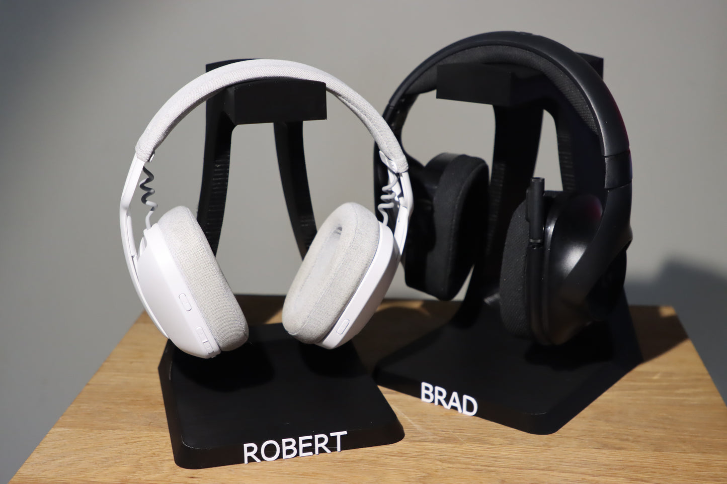 Headphone Stand With Custom Text